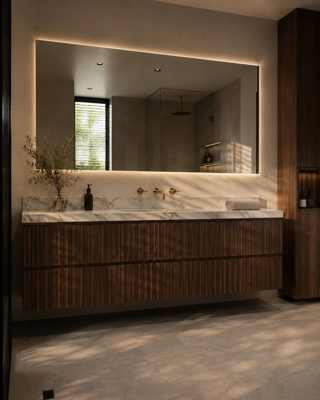 Fitted Bathroom Vanity, London — AKL Joinery