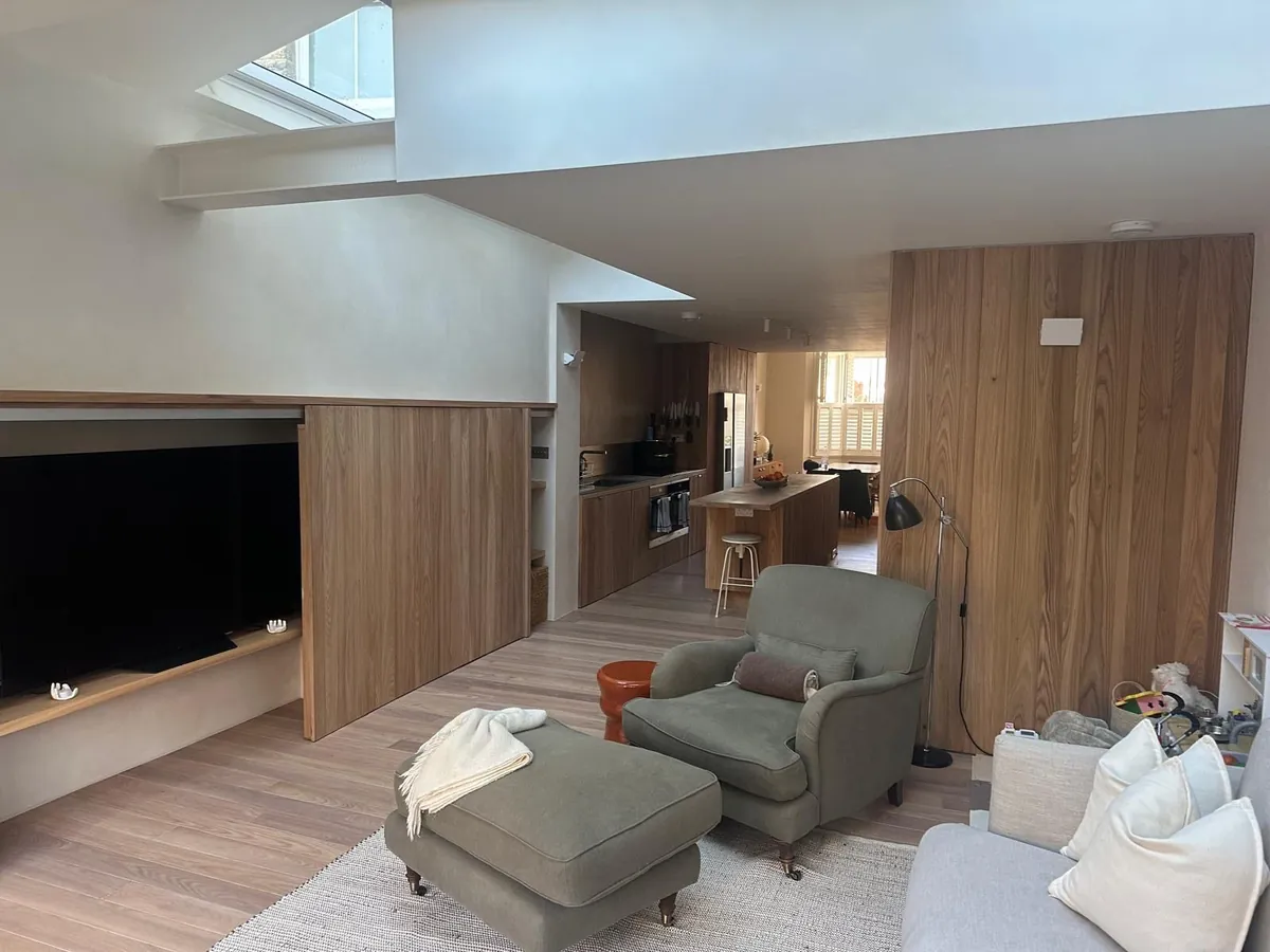 Timber Wall Panelling, Open-Plan Living — AKL Joinery